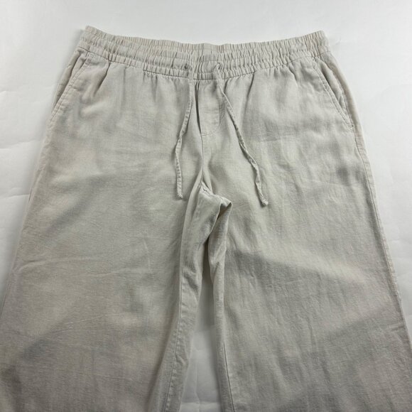 Old Navy Feather Linen Blend Wide Leg Lounge Pant L - Picture 2 of 6